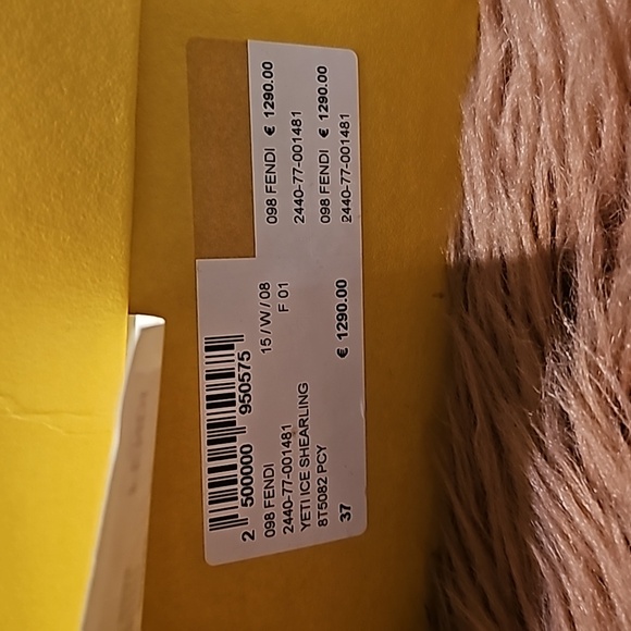 Fendi Yeti Ice Shearling Baby Pink Fuzzy Boots 🩷🎀🩷 - Picture 6 of 12